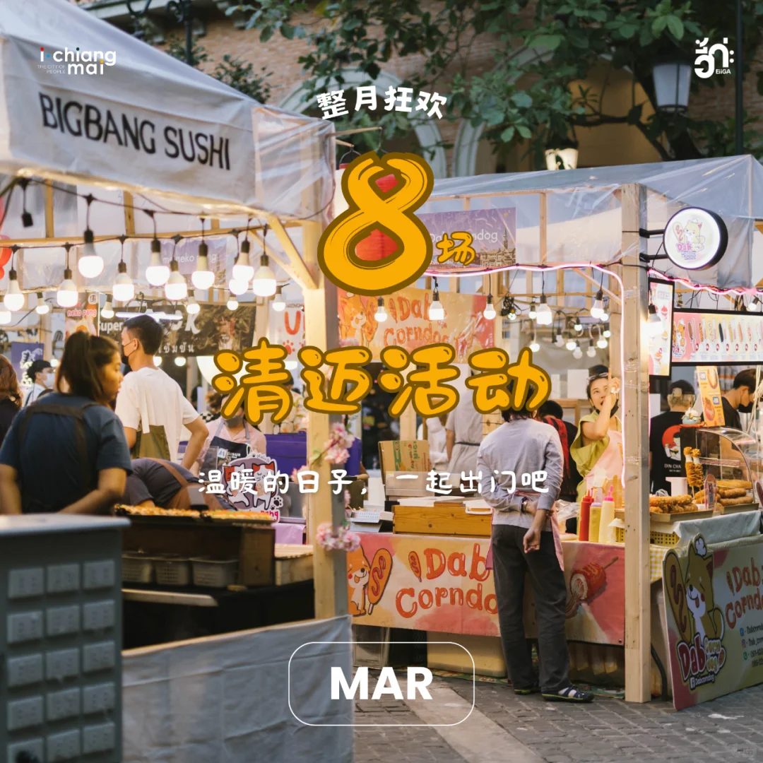 清迈2025年3月活动大型活动集合！