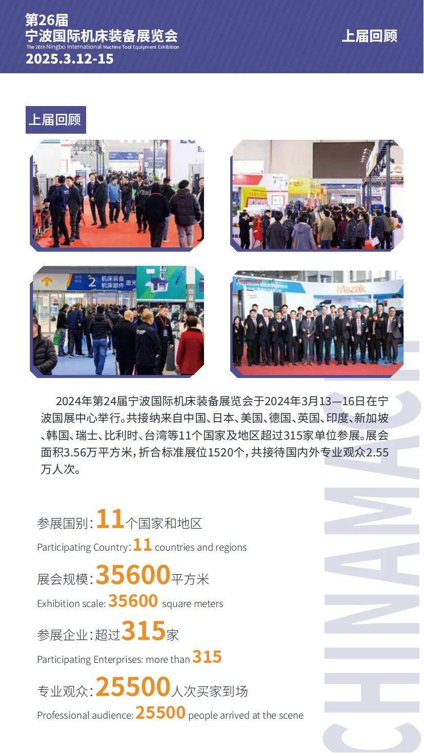 宁波国际机床展明天开展啦~