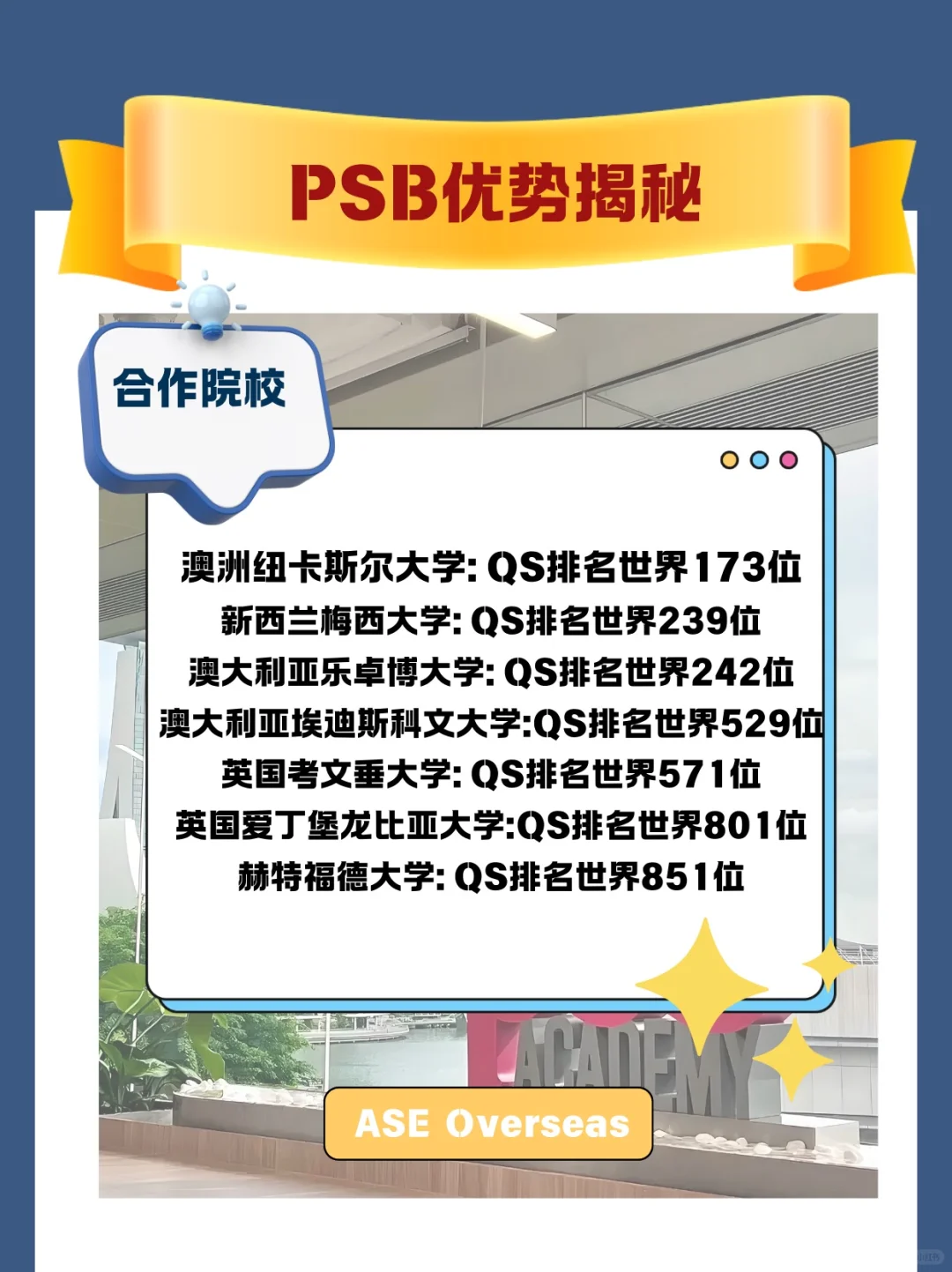 ??新加坡私立佼佼者PSB帮你逆袭全球Top?