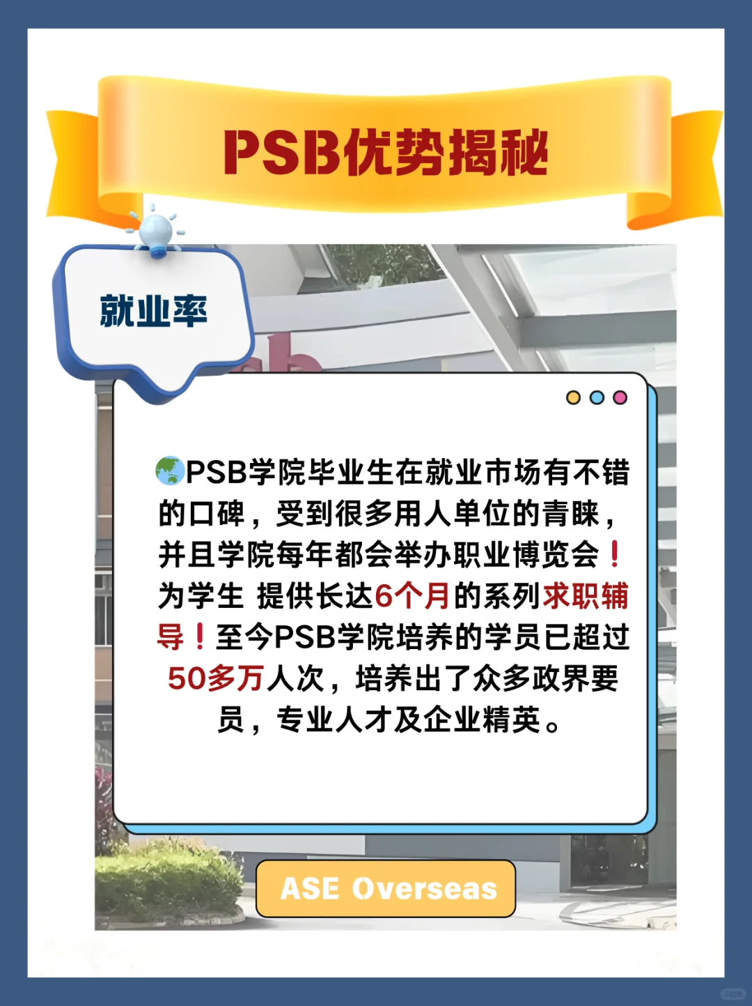 ??新加坡私立佼佼者PSB帮你逆袭全球Top?