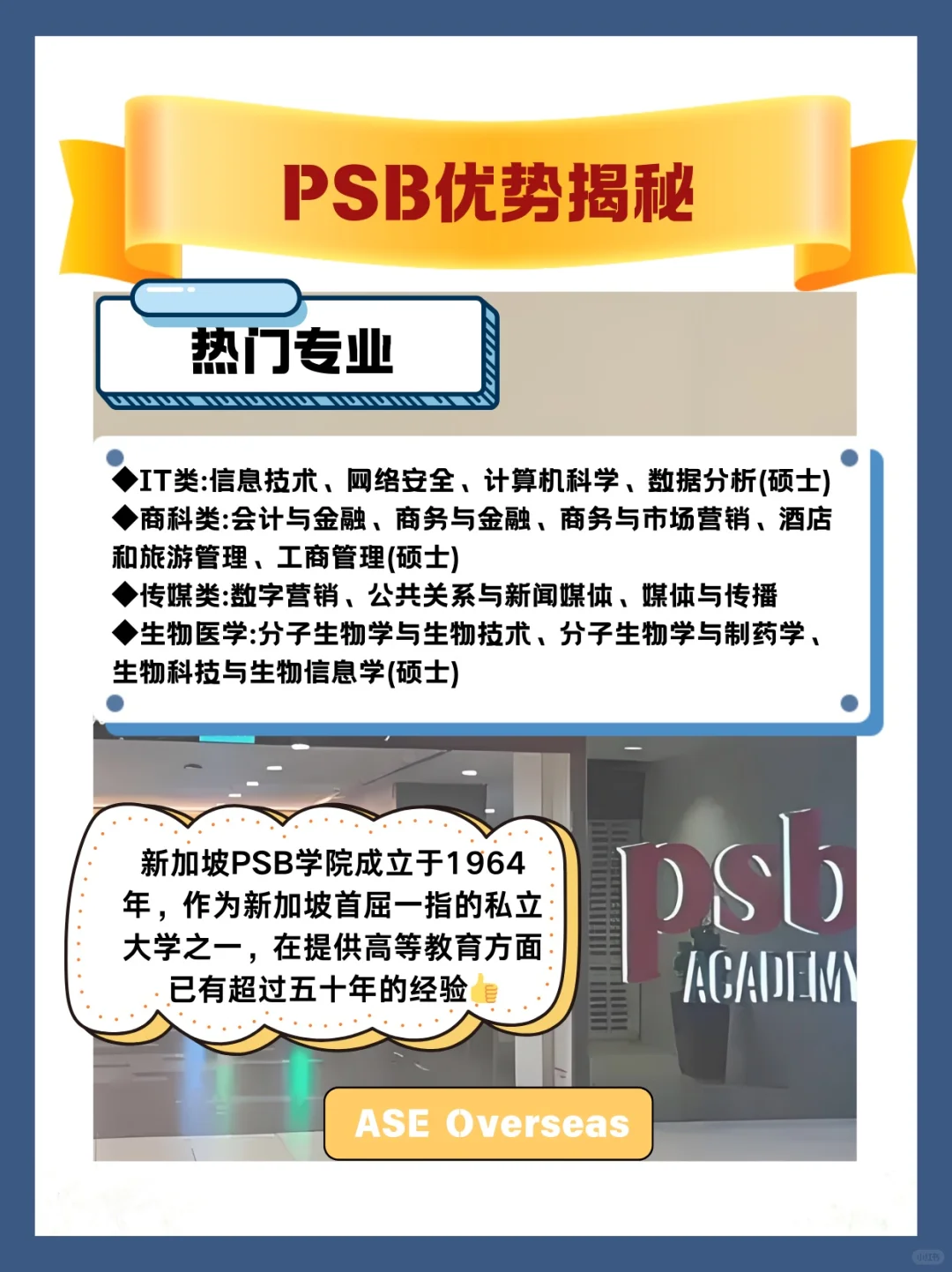 ??新加坡私立佼佼者PSB帮你逆袭全球Top?