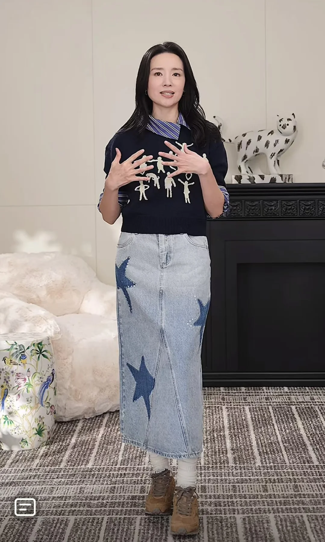 明星同款｜董洁怎么这么会选秋冬袜子?