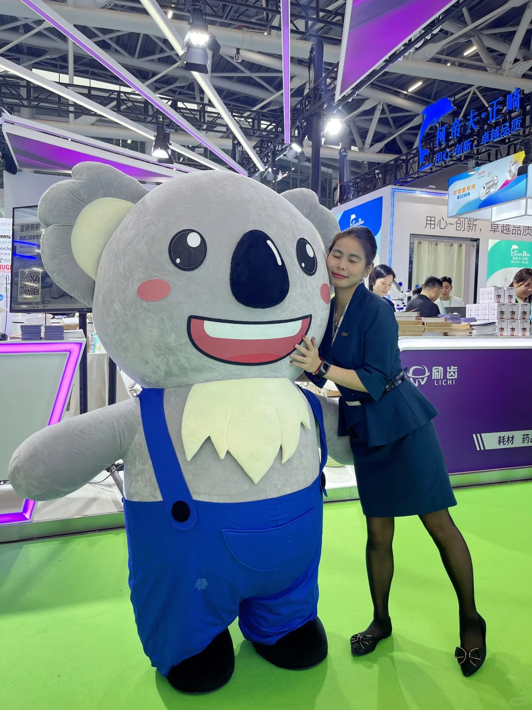 展会上被可爱到的一天?