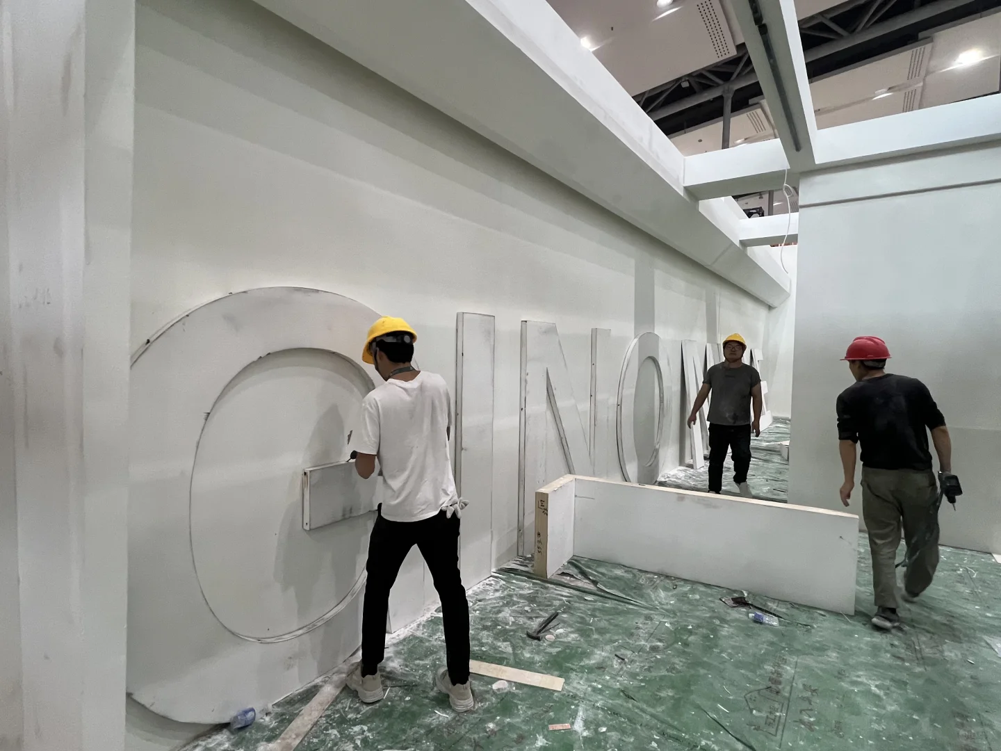 广州家具展搭建第二天