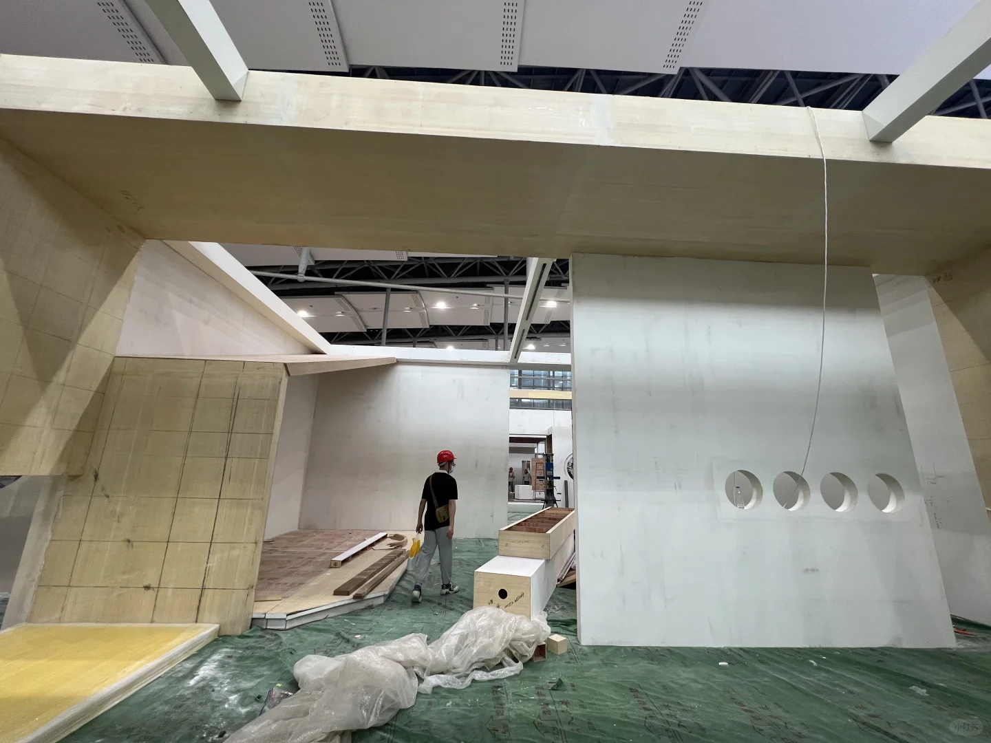 广州家具展搭建第二天