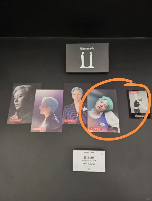 收权志龙展览会小卡&明信片