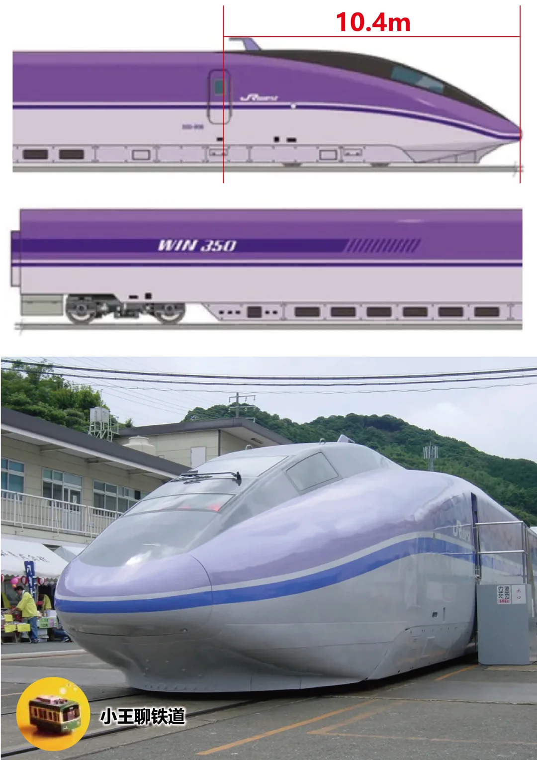 新干线500系的前身——实验列车WIN350