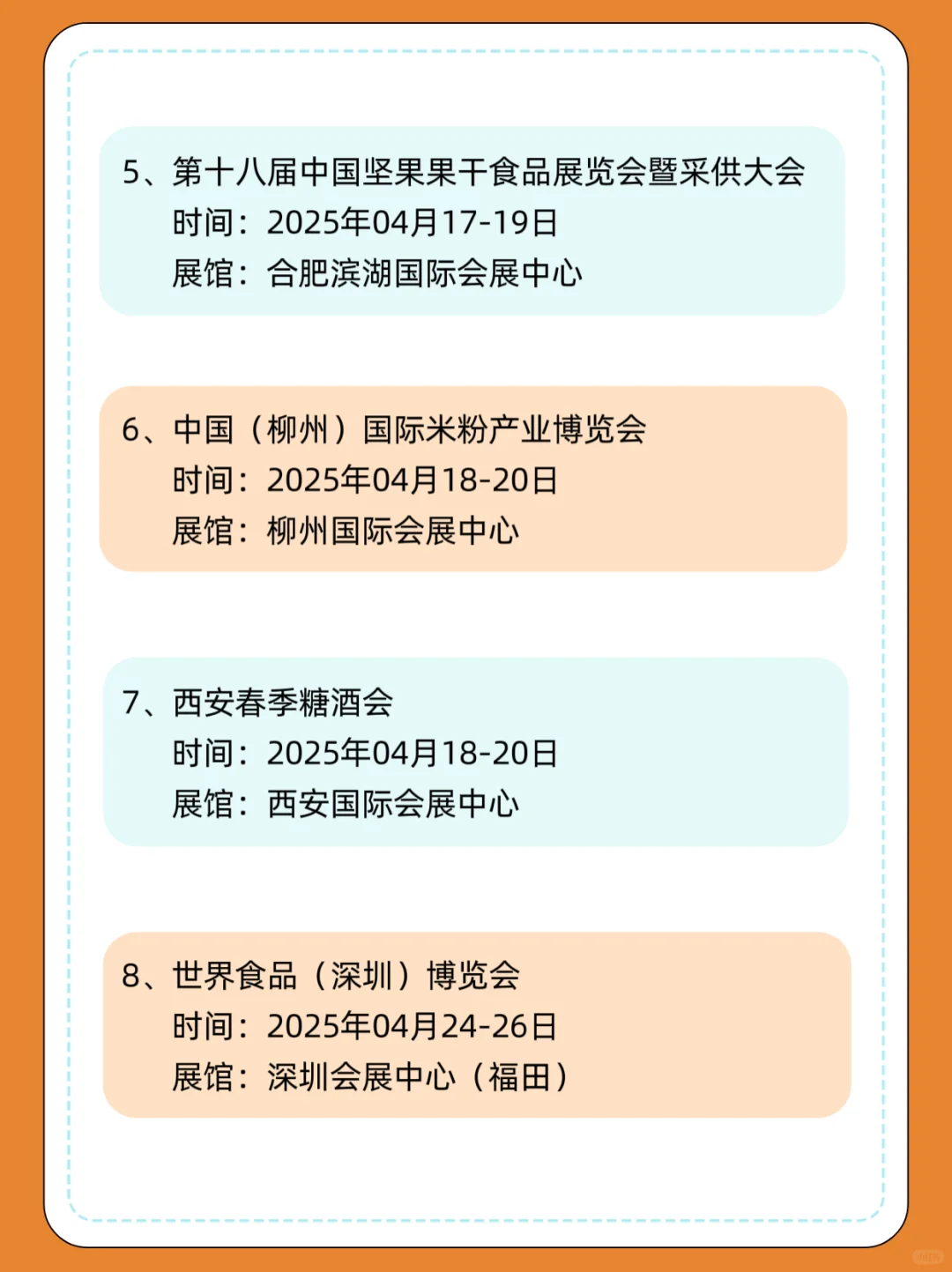 2025年四月食品展会