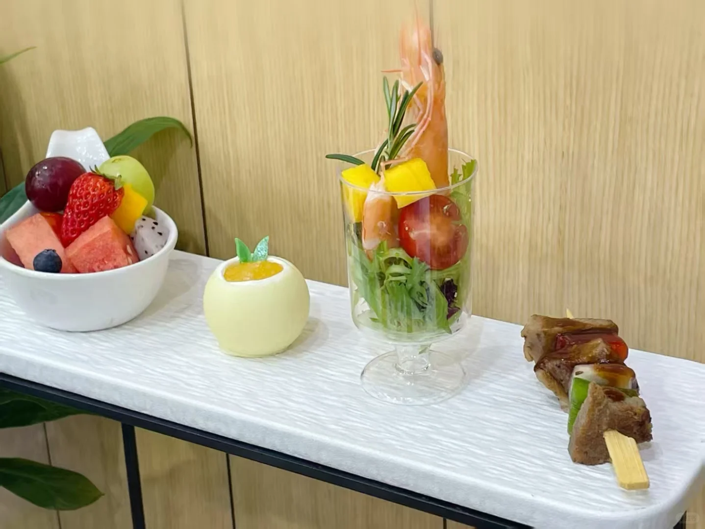 展会位上茶歇