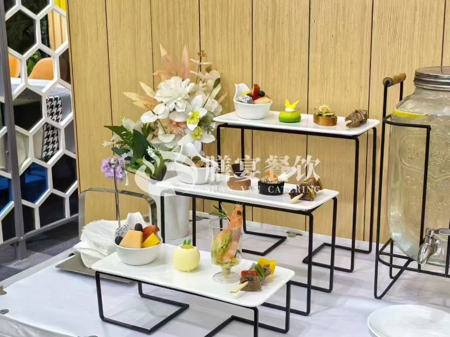 展会位上茶歇