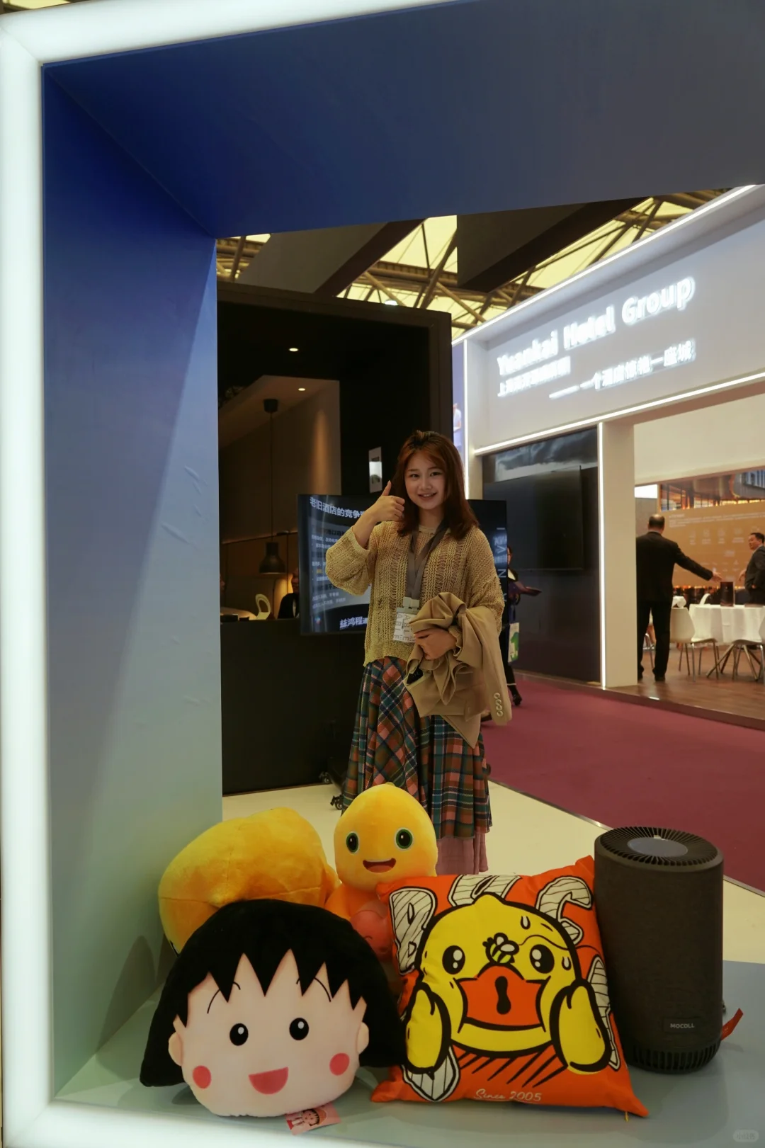 展会的第三天啦！今天是拽姐！