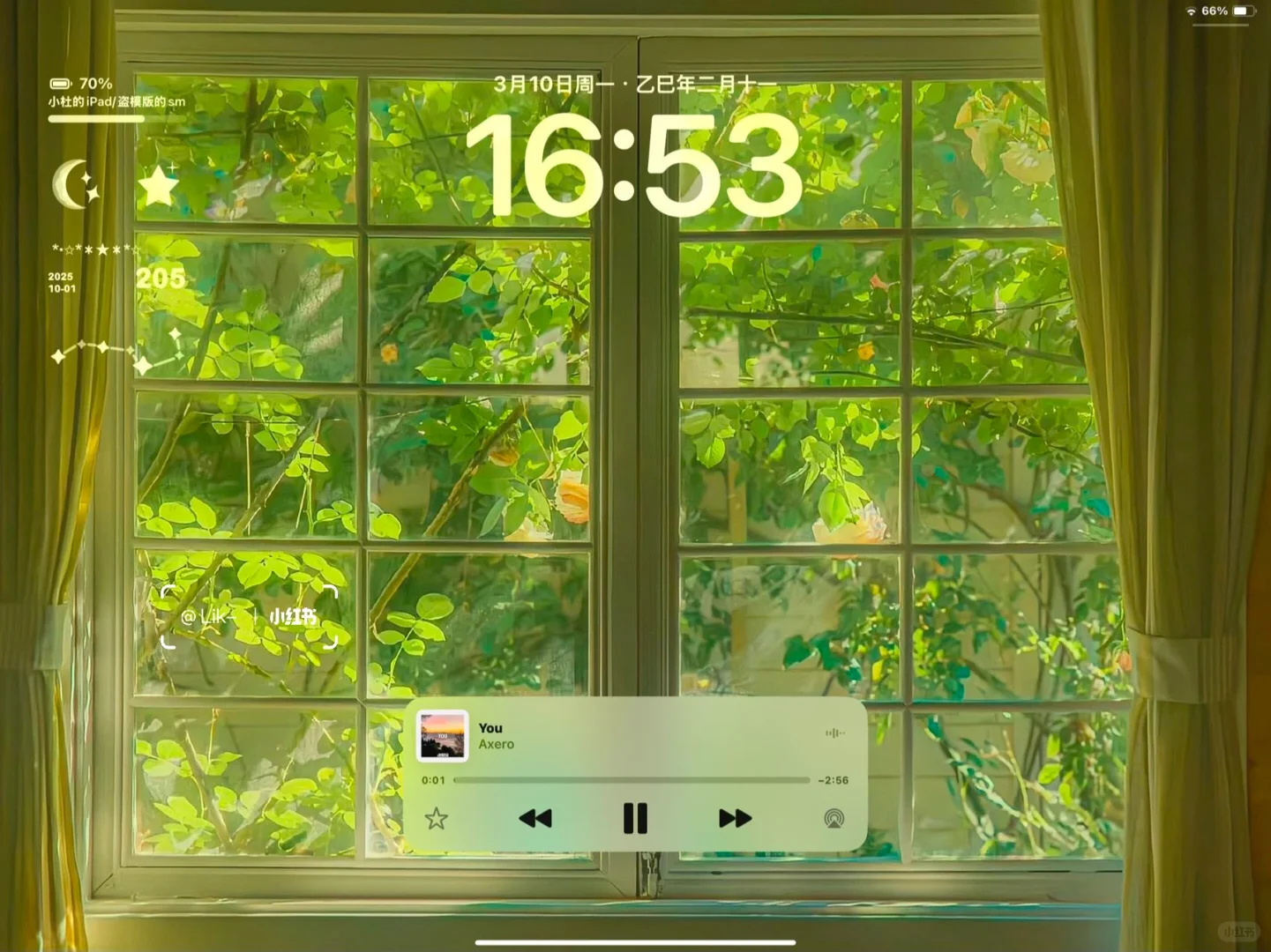 窗外的风景，听歌的尽头 ?