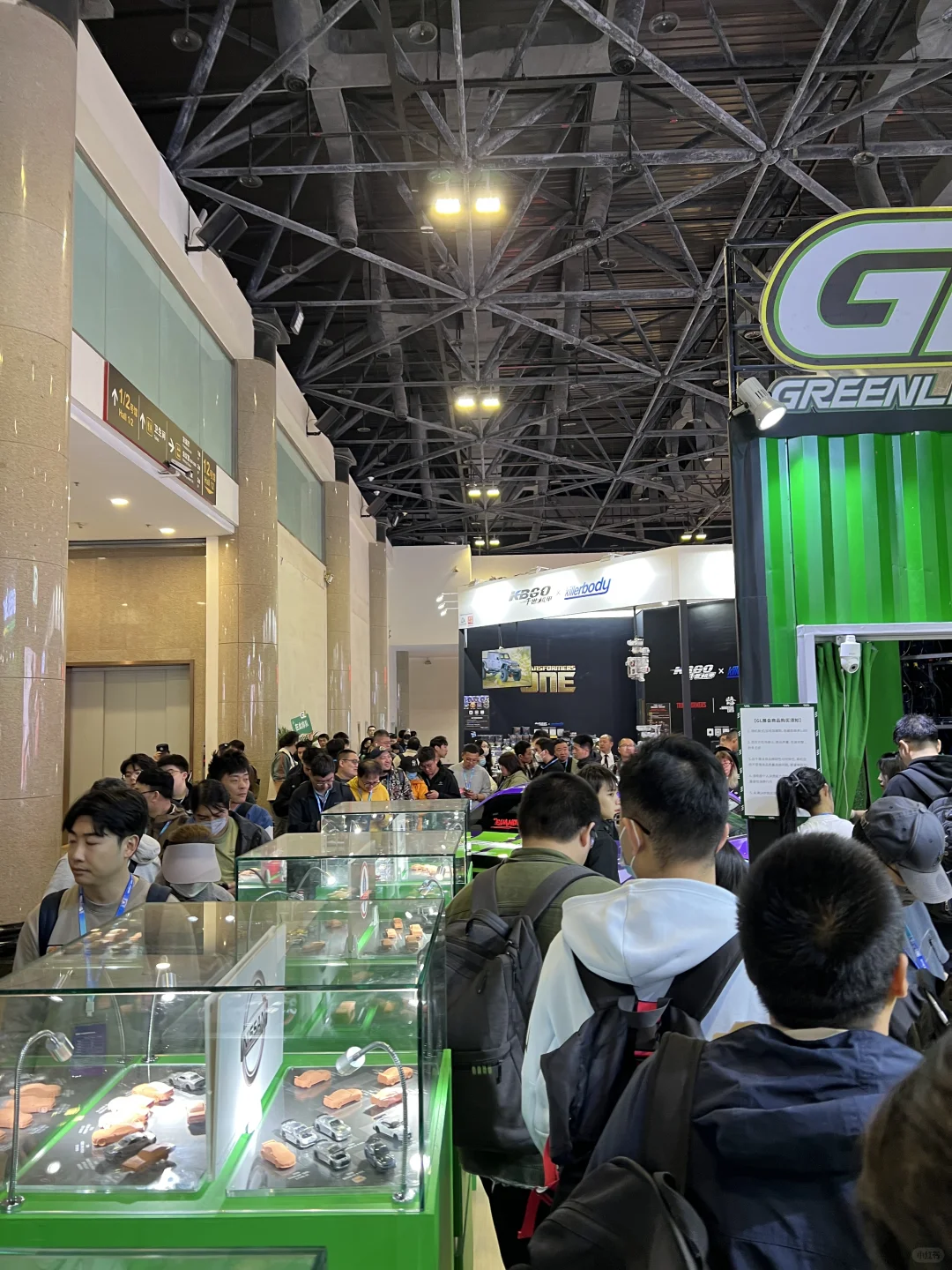 模型展第二天：绿光GREENLIGHT排队现状?