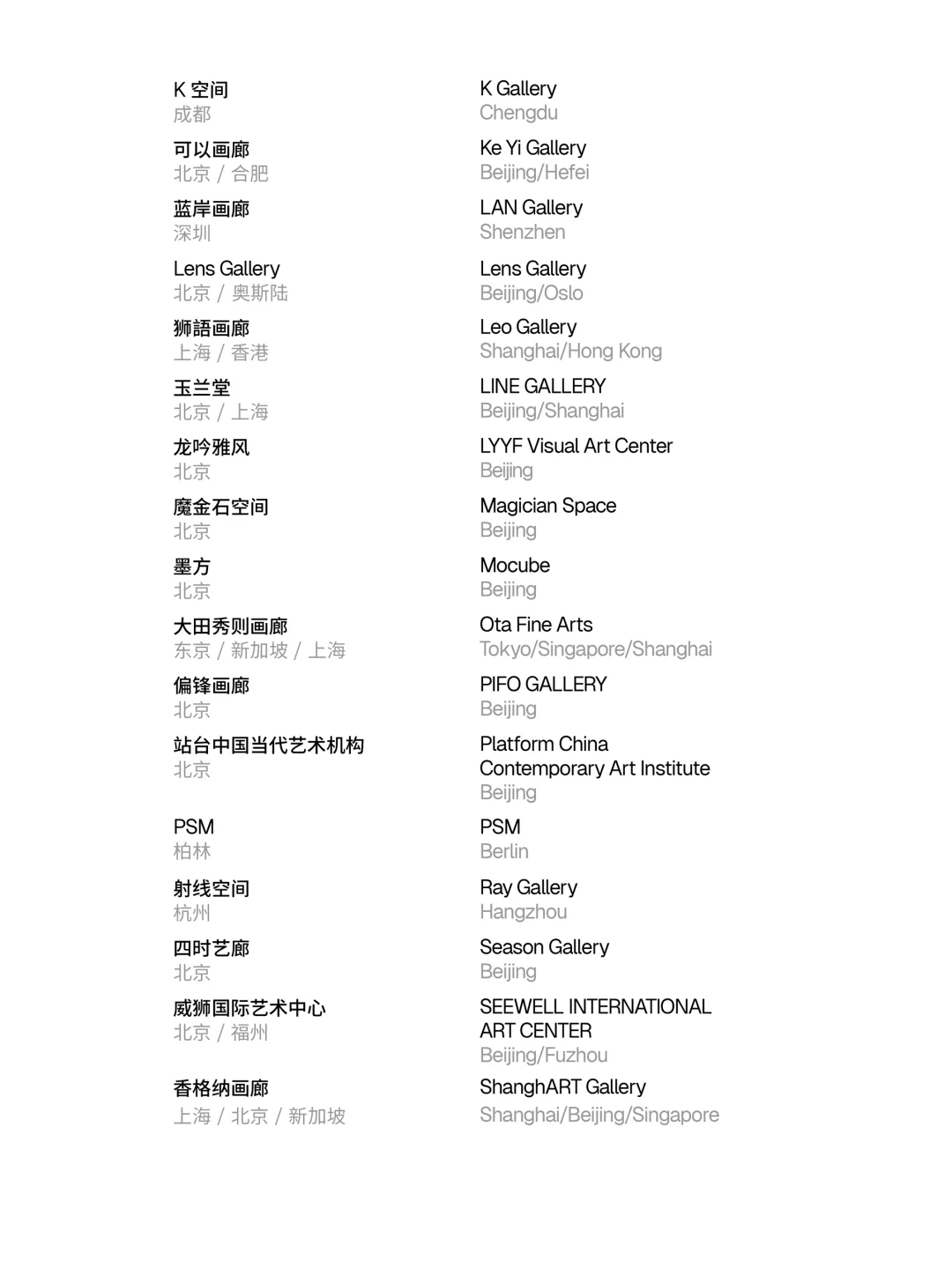 ?2025北京当代艺博会首批参展名单揭晓！