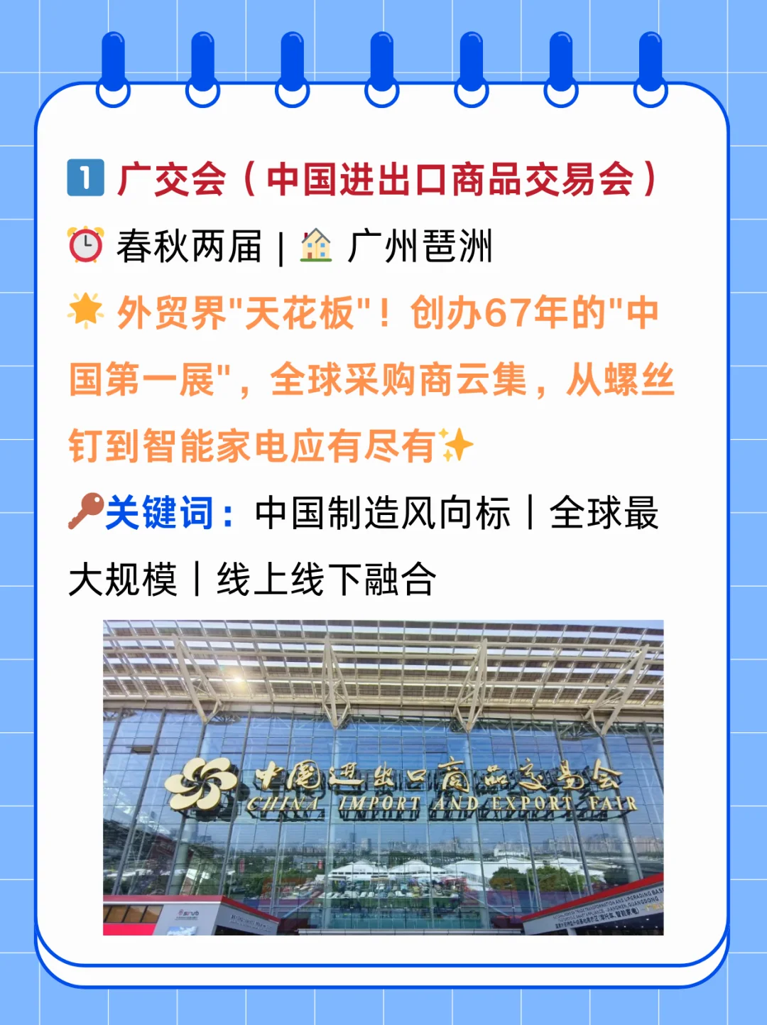 中国四大展会，你知道几个？30秒带你了解!