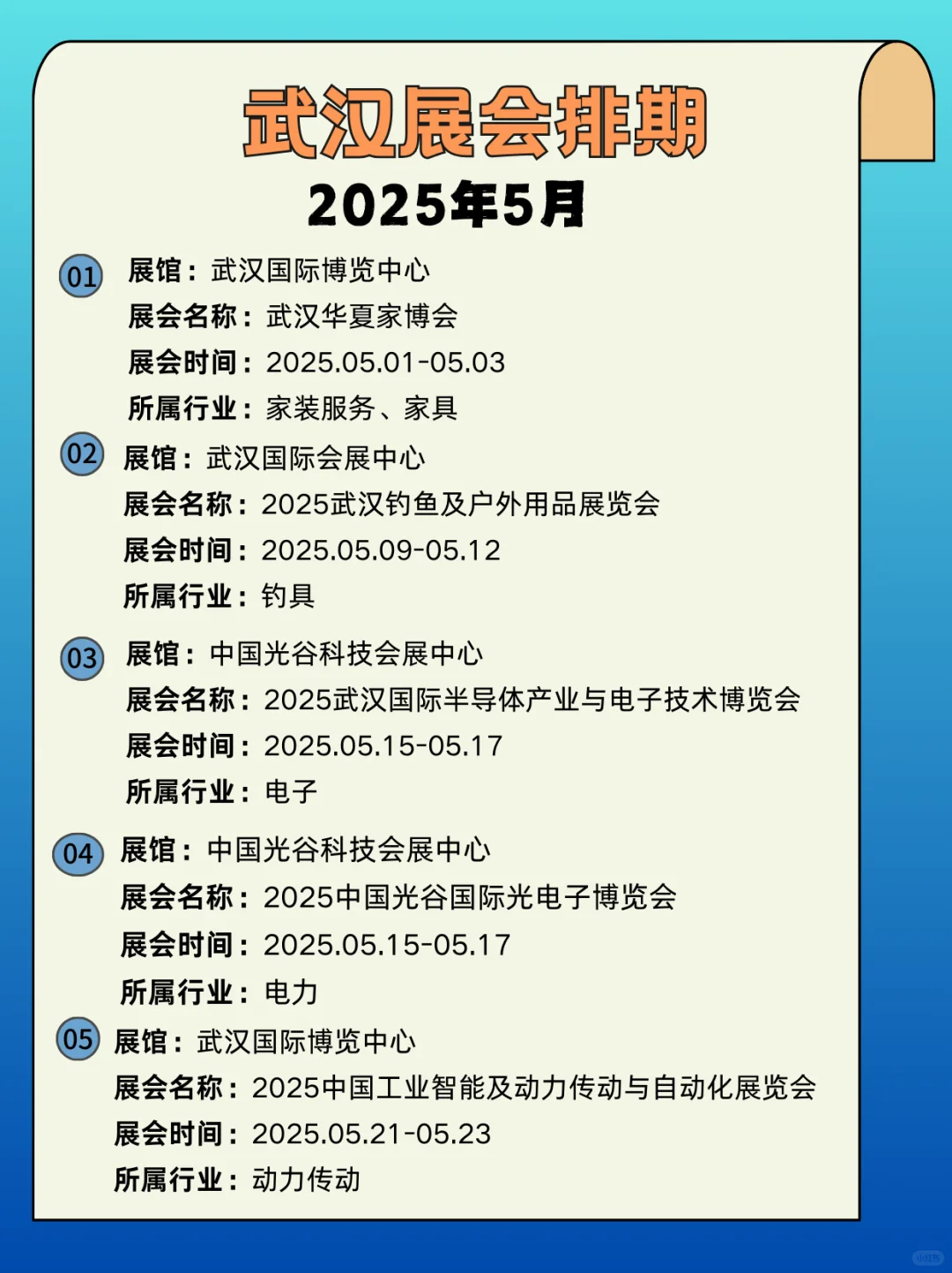 武汉5月展会信息｜逛展指南