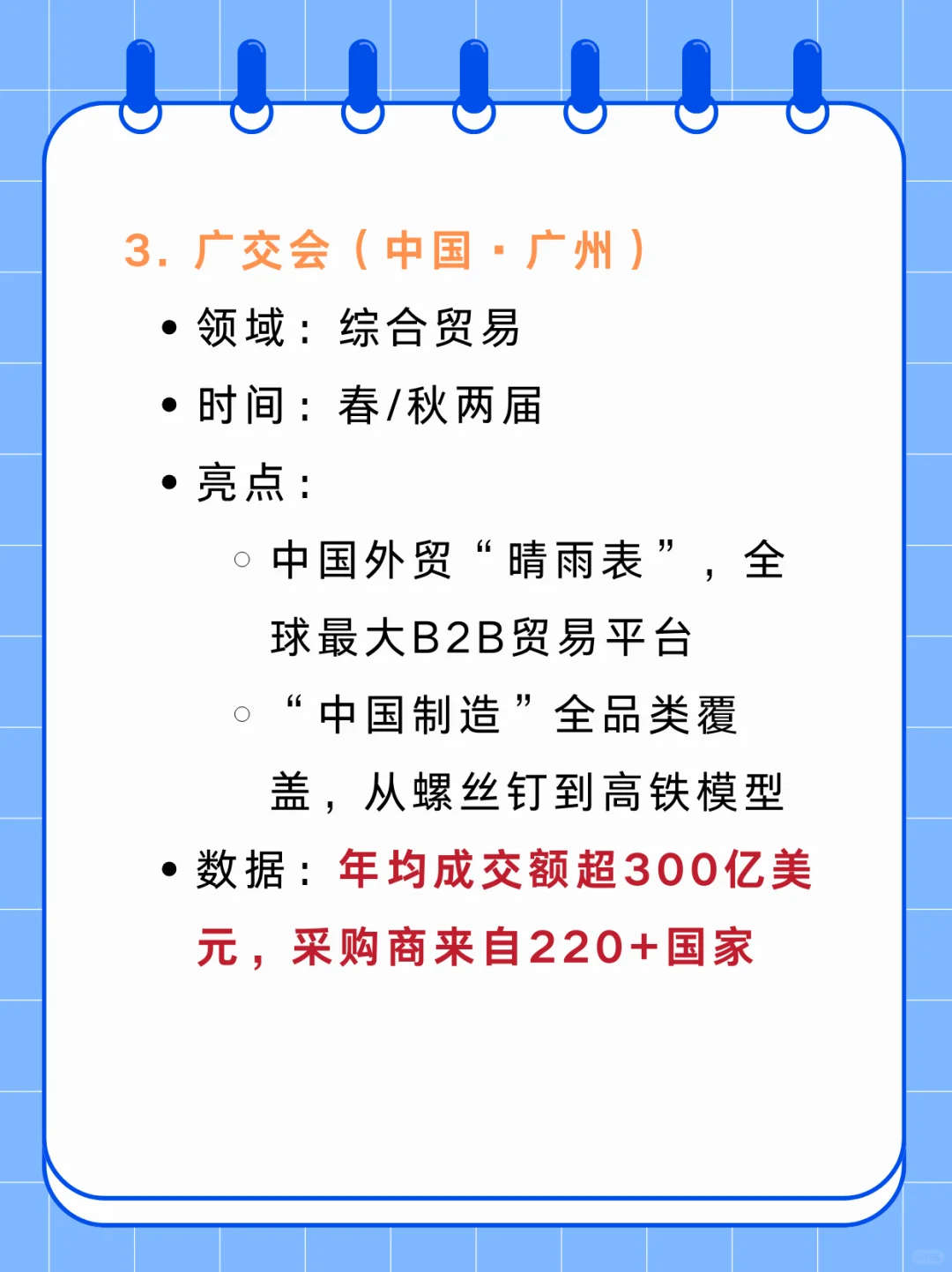 全球十大展会你知道几个？30秒带你了解！