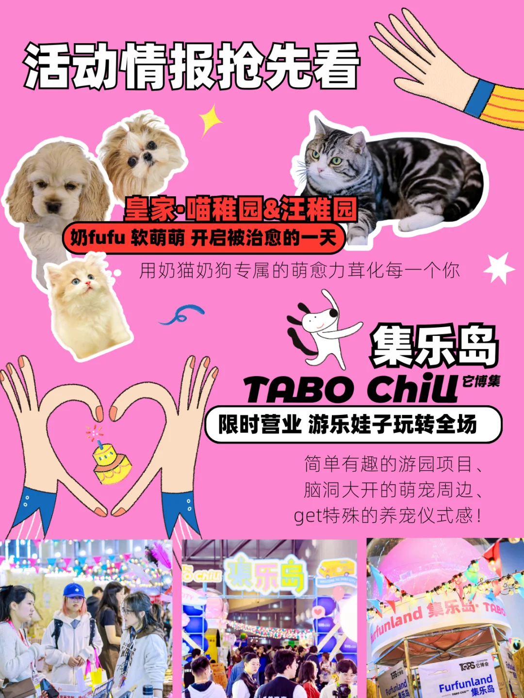 揪毛孩子们来它博玩啦！