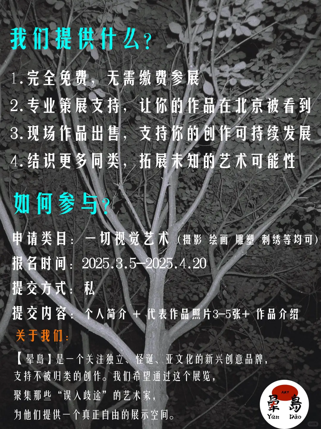 民间野生艺术家扶持展览！