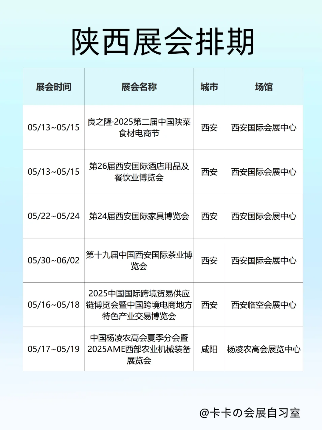 ✨梦回长安！5月陕西展会打卡全攻略