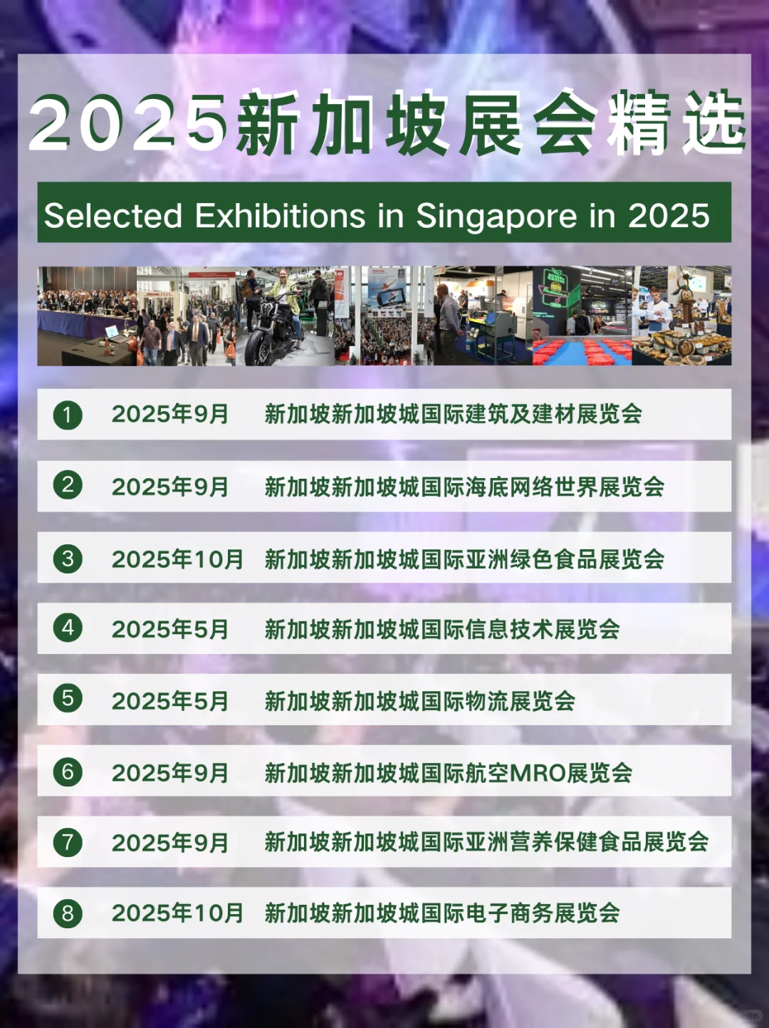 2025新加坡展会合集