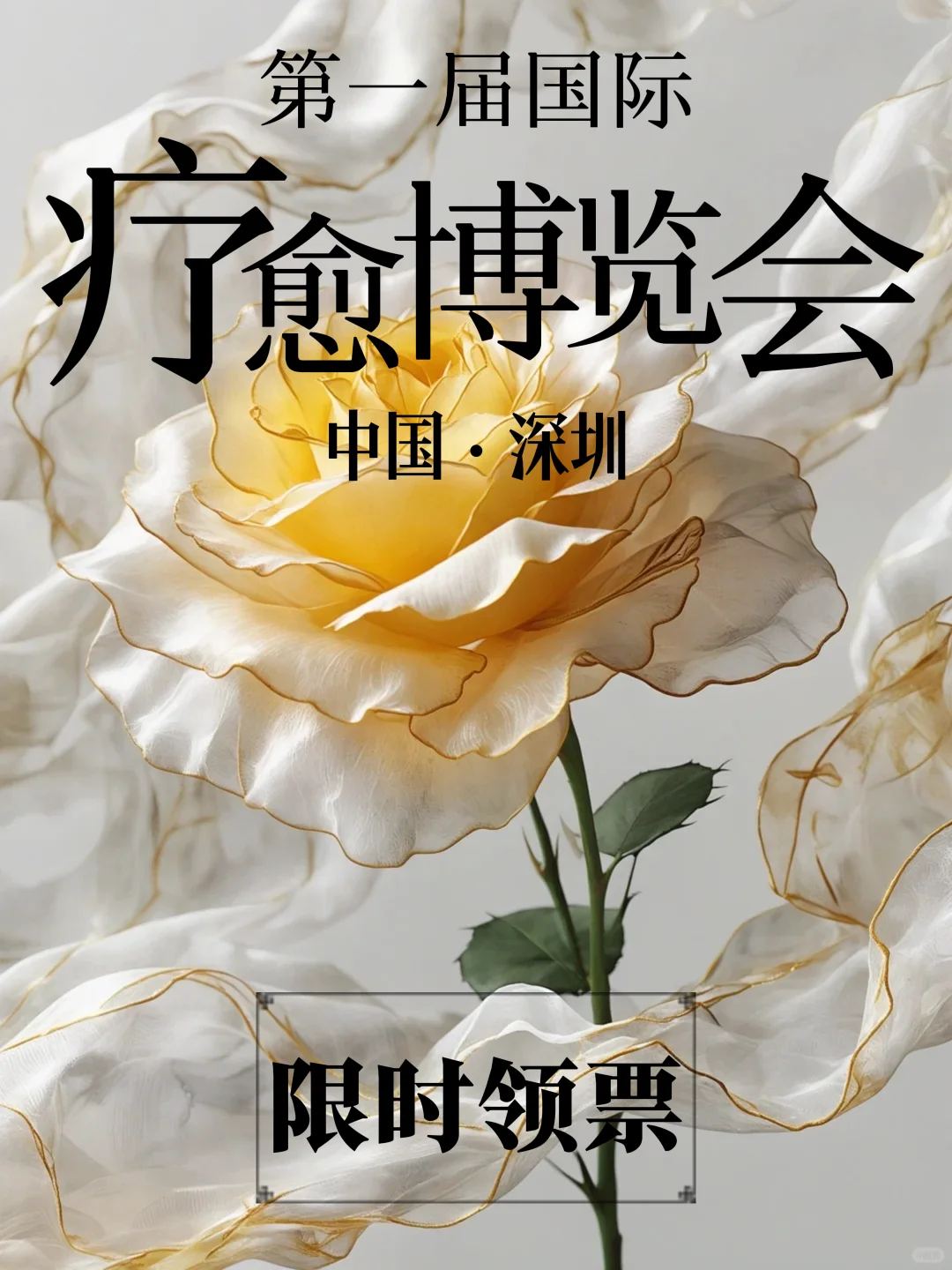 深圳第一届国际疗愈博览会，限时领票啦！