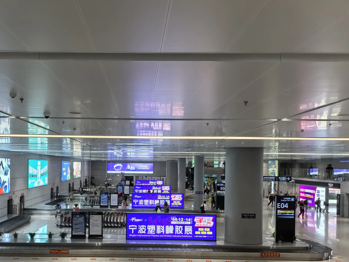 宁波橡塑展 高铁站 机场站 户外广告已上线