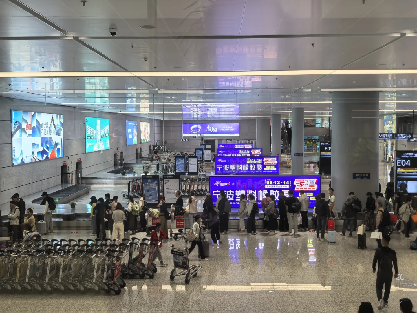 宁波橡塑展 高铁站 机场站 户外广告已上线