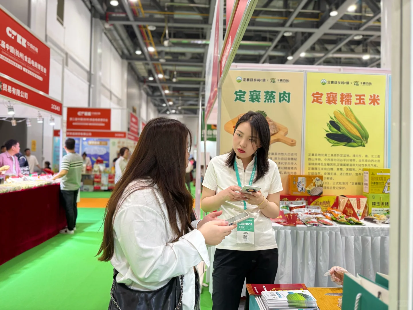 定襄县乡村e镇赴第二届杭州食品电商博览会