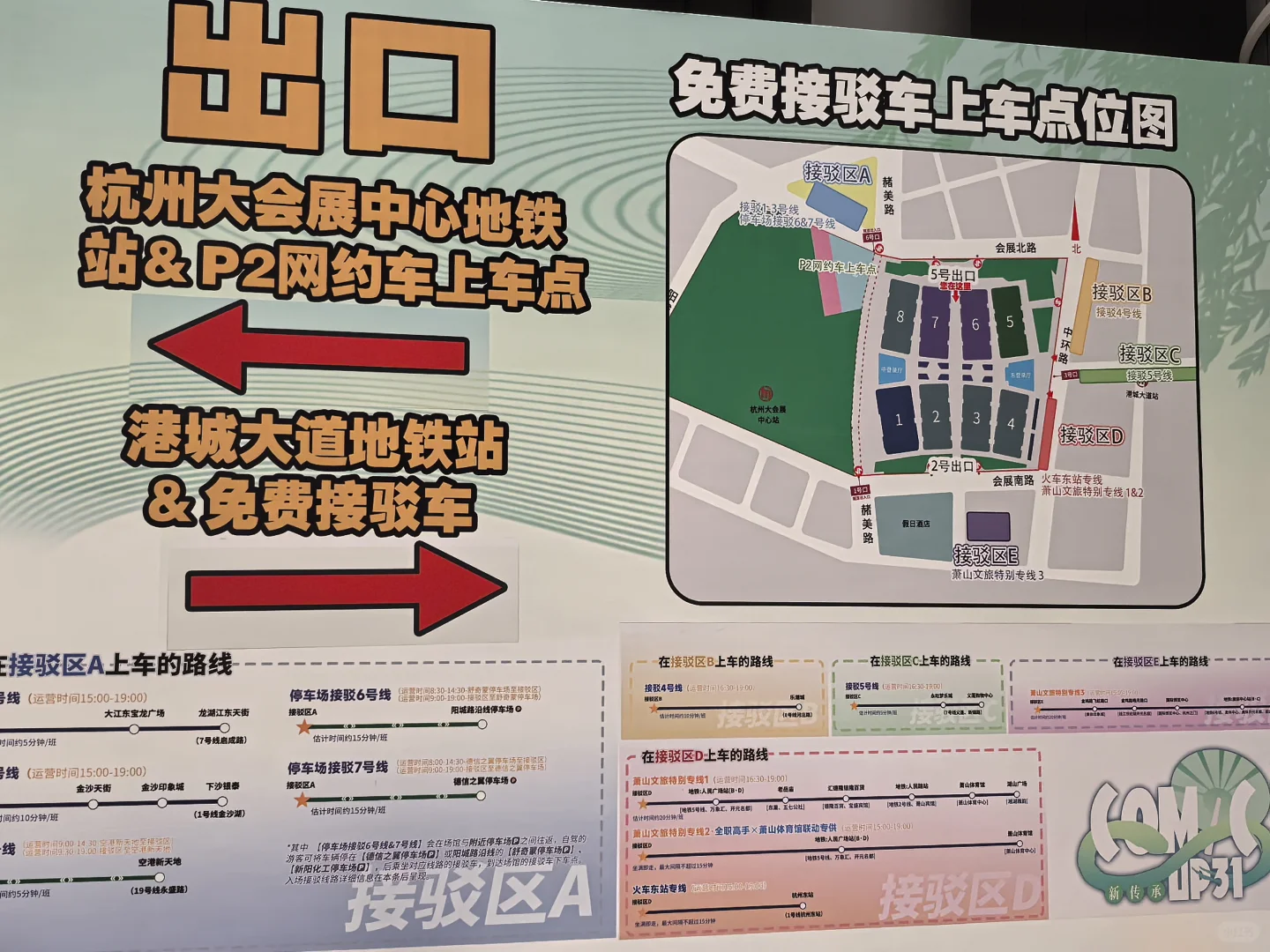 燃尽！CP31进场/出场接驳指南
