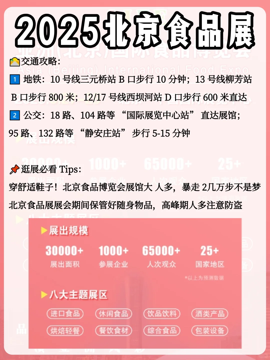 2025北京食品展开展！免费门票+蹭吃蹭喝