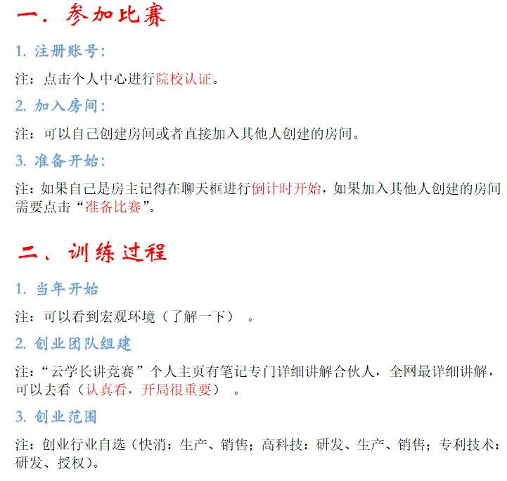 梳理！商挑创业模拟小白操作困惑！反复观看