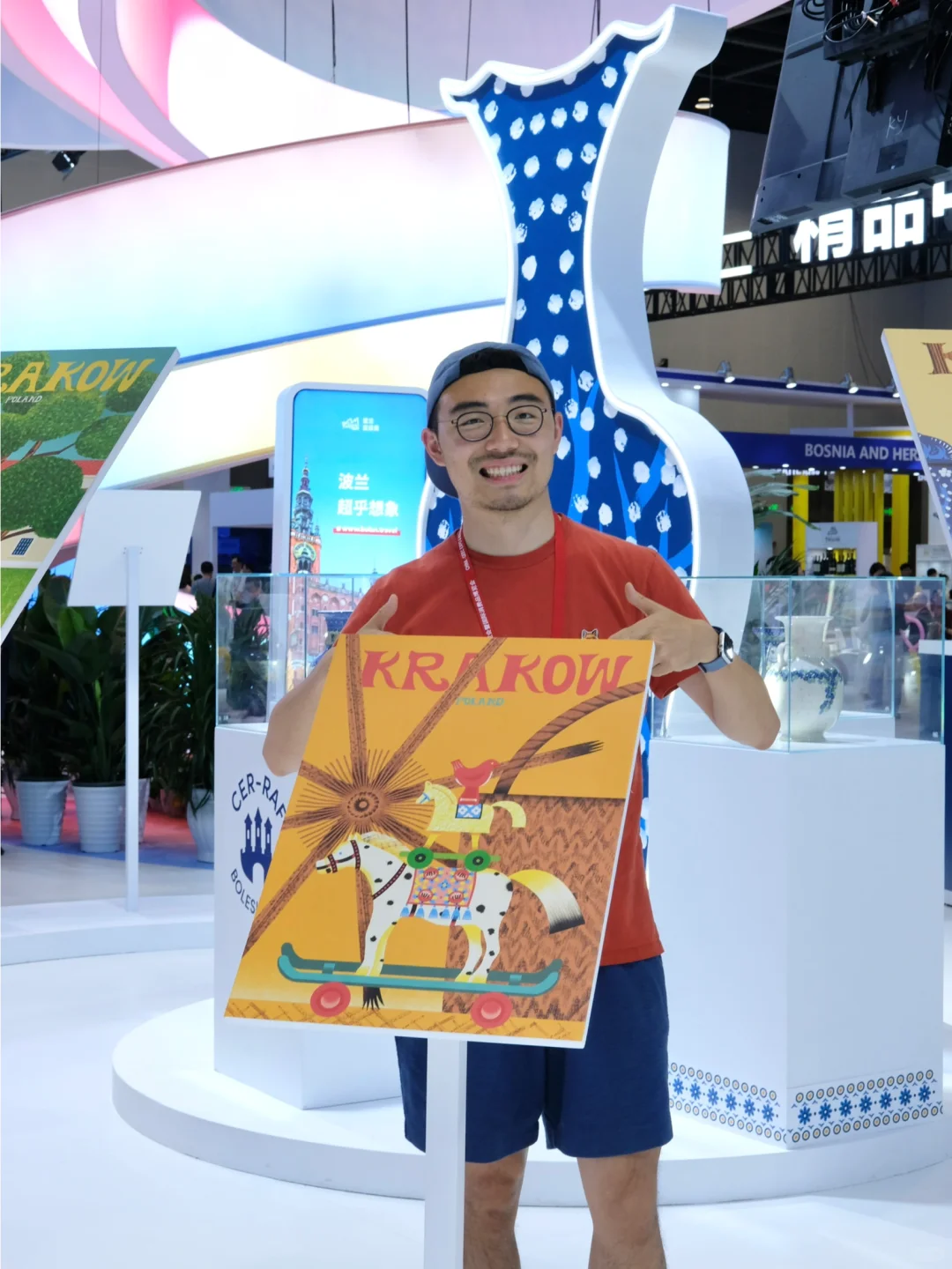 在中东欧博览会分享我的驻地创作