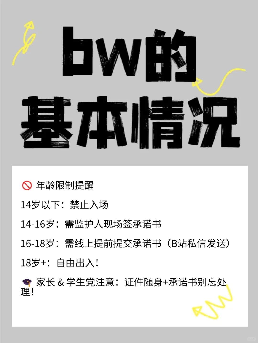 2025BW漫展最新情报来了！第一次去的快码住