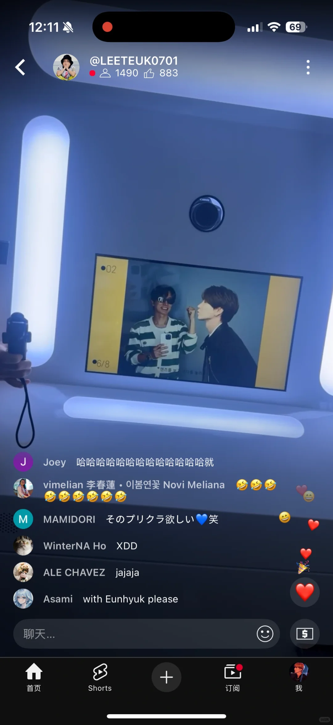 特儿直播逛展会，中粉在线求代购周边s10面交