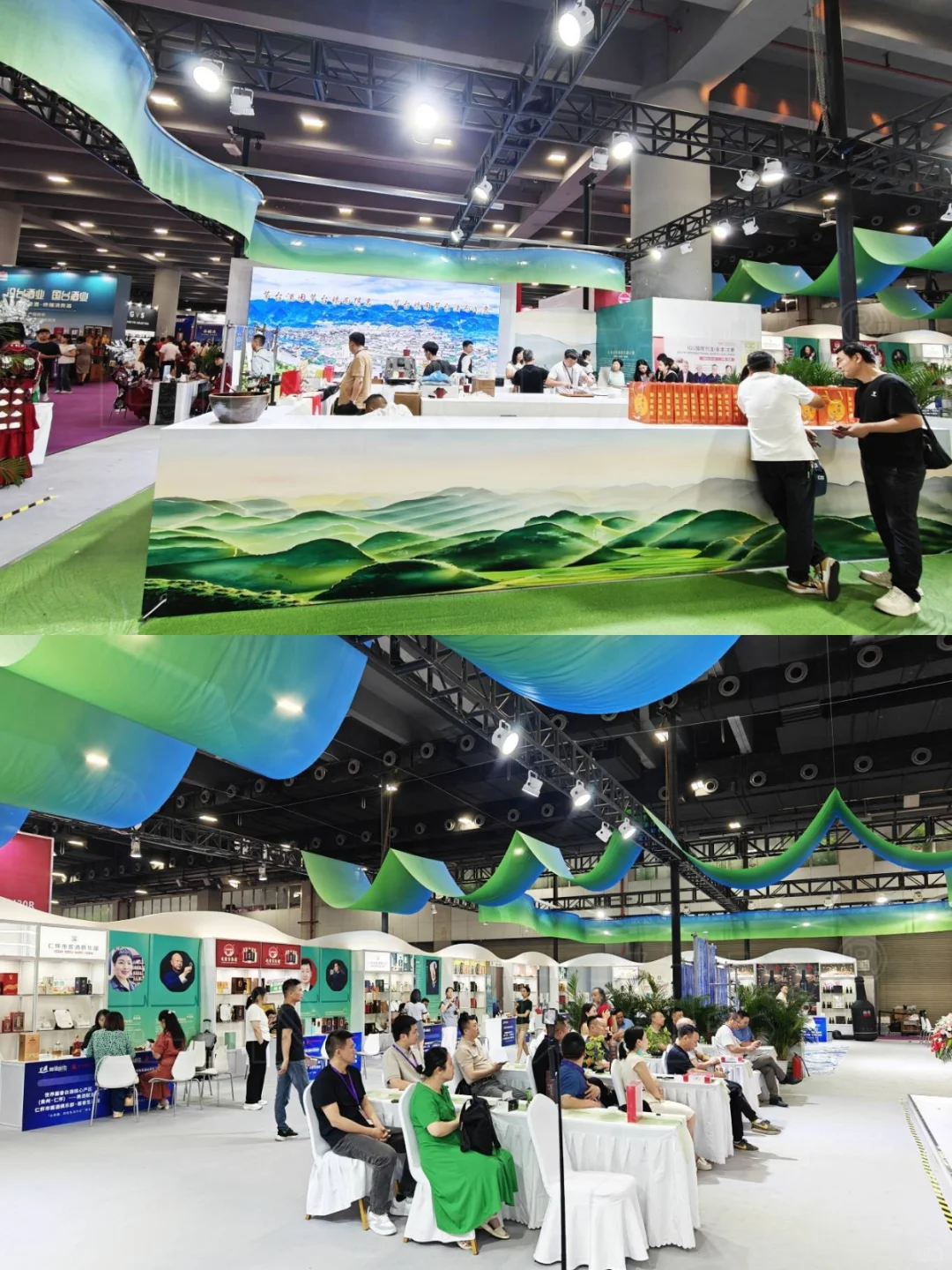 酒展案例：两天时间完成设计和备料的展台！