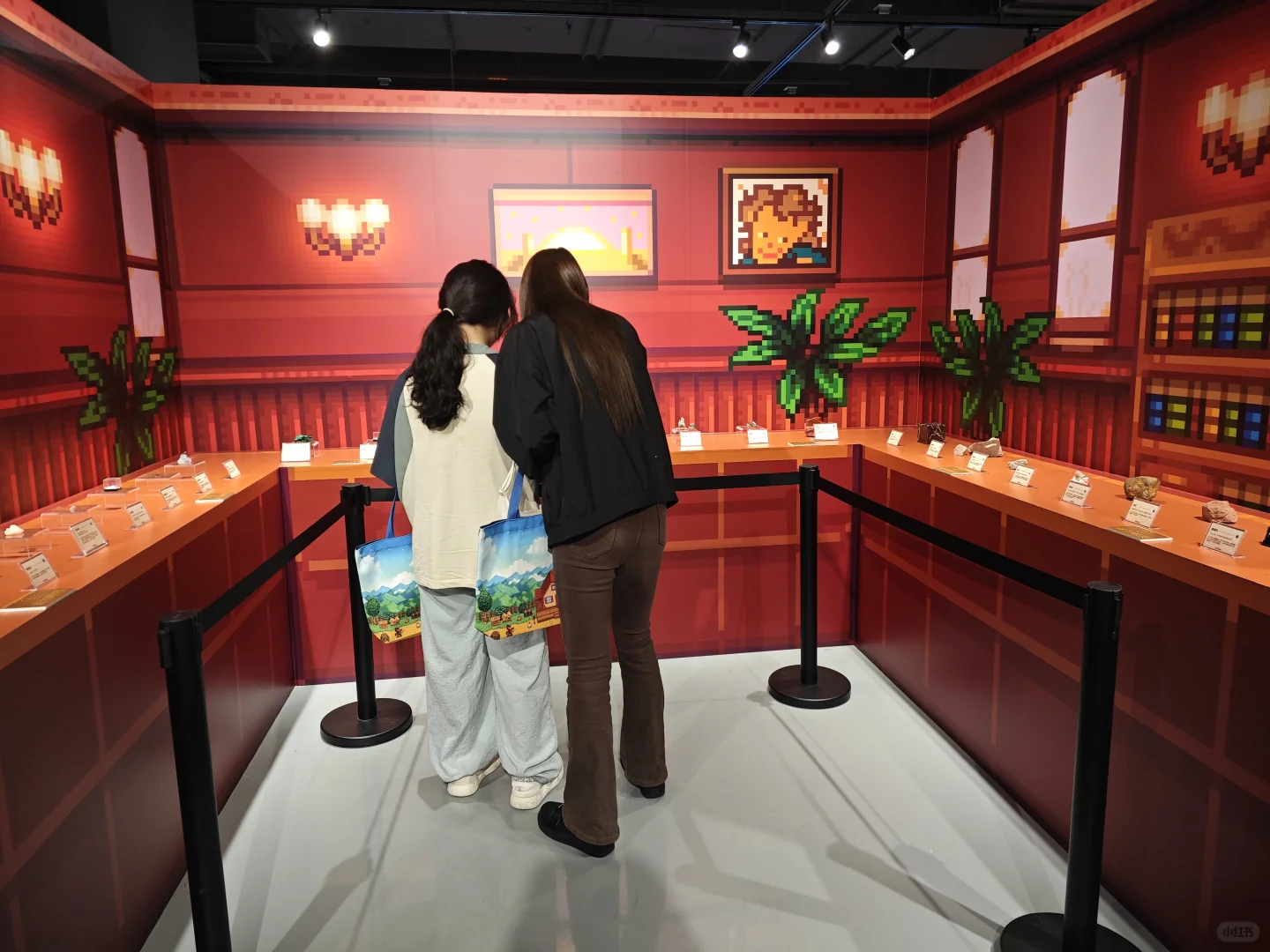 老乡们来展览会了