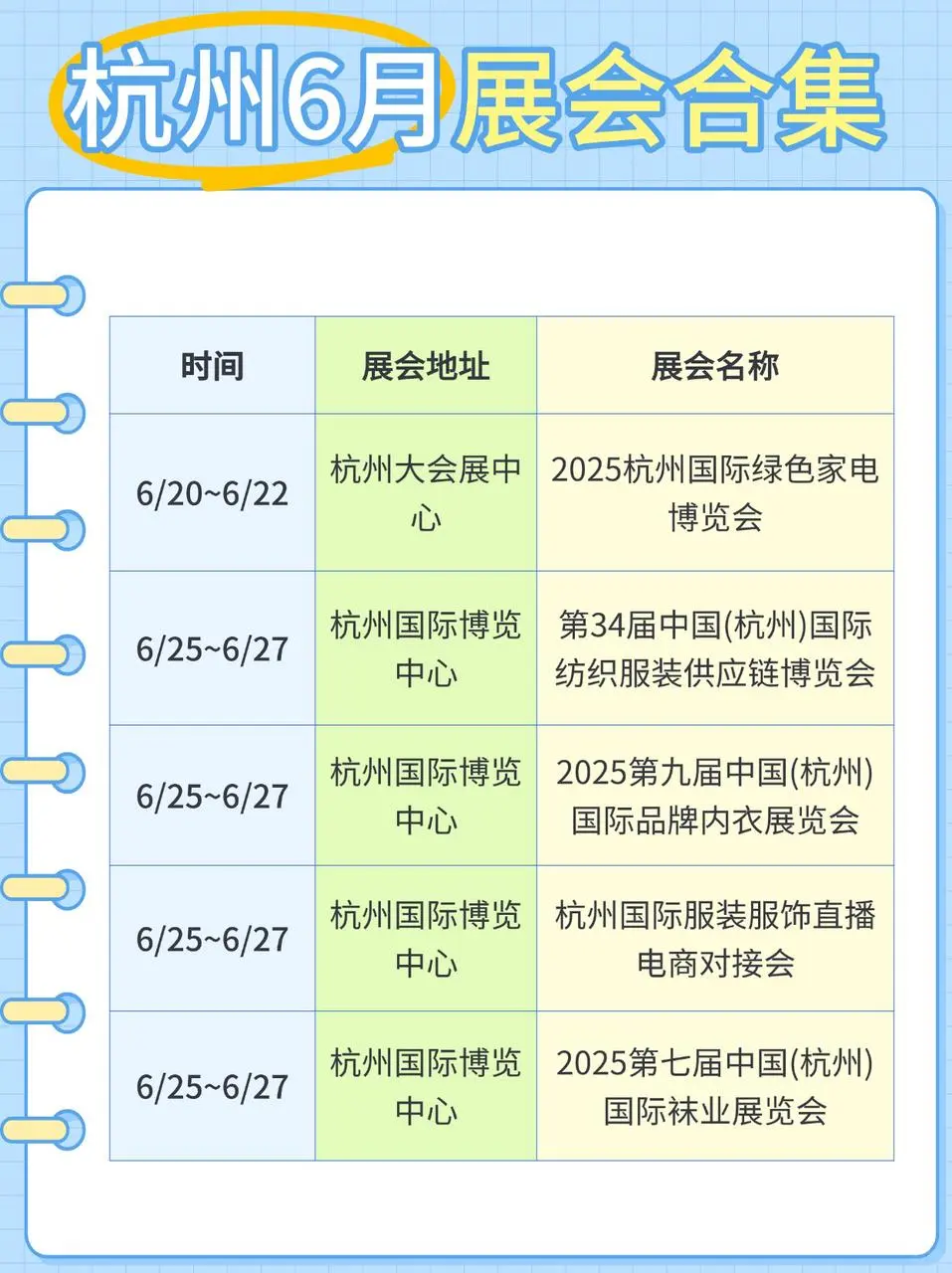 ?杭州6月展会合集｜逛展指南&打卡攻略