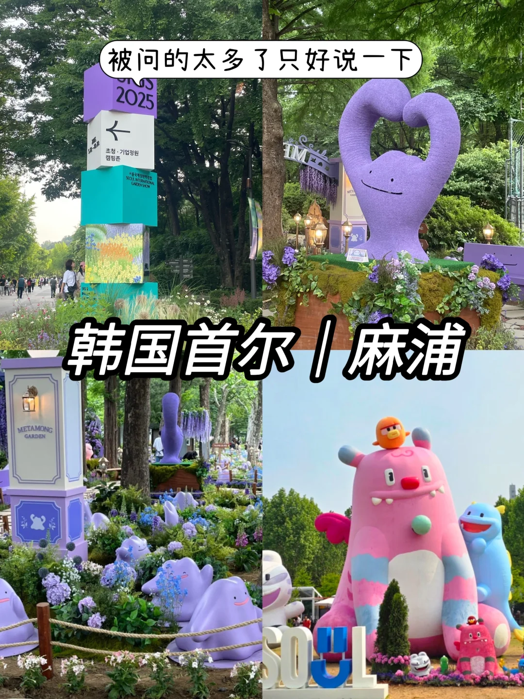 ??首尔的治愈庭院和百变怪们