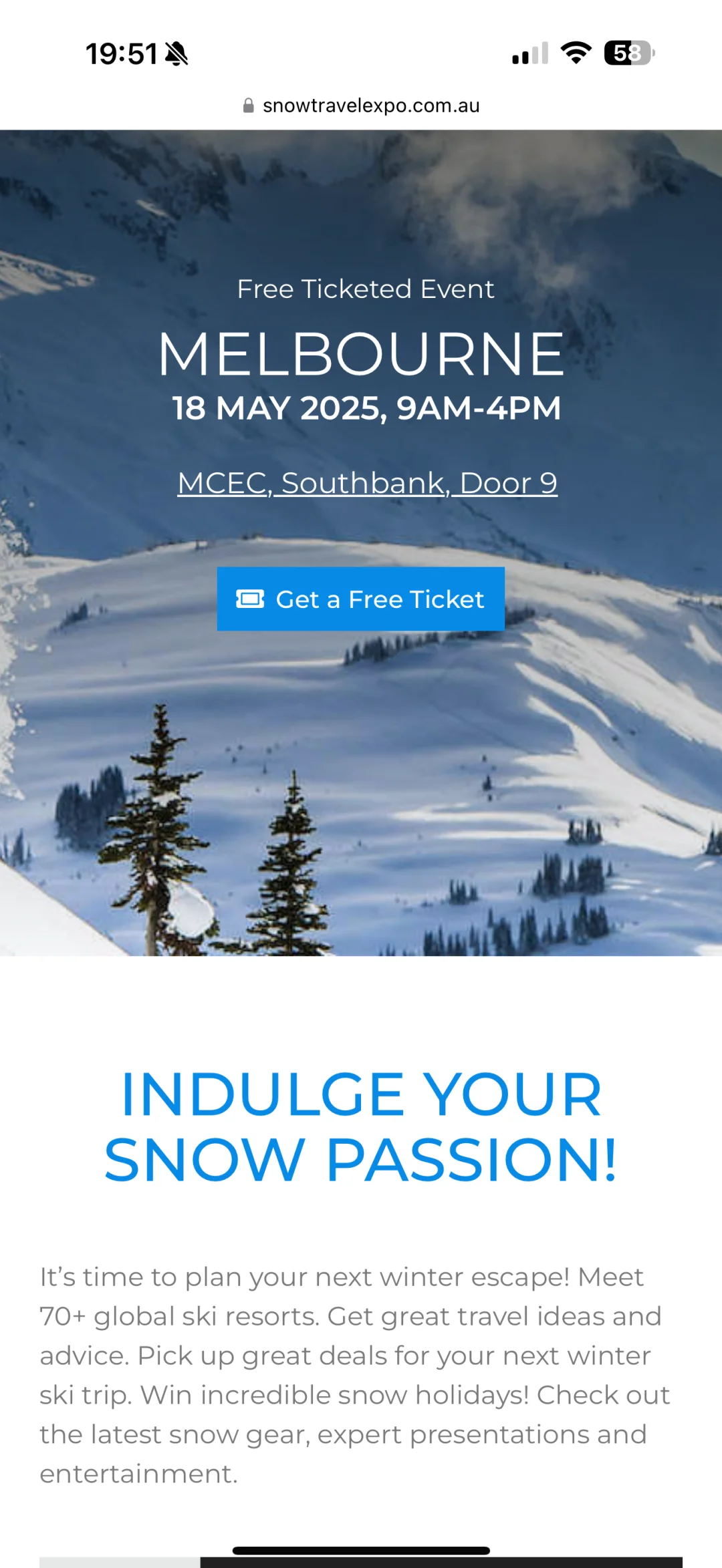 据说中国雪场首次参展澳洲“滑雪展”