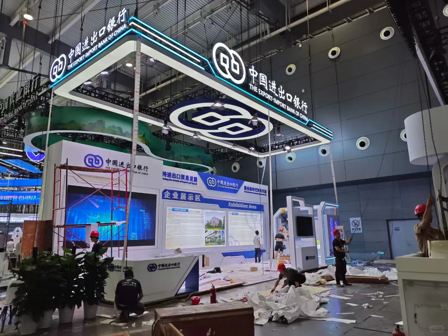 中非经贸博览会2025布展ing