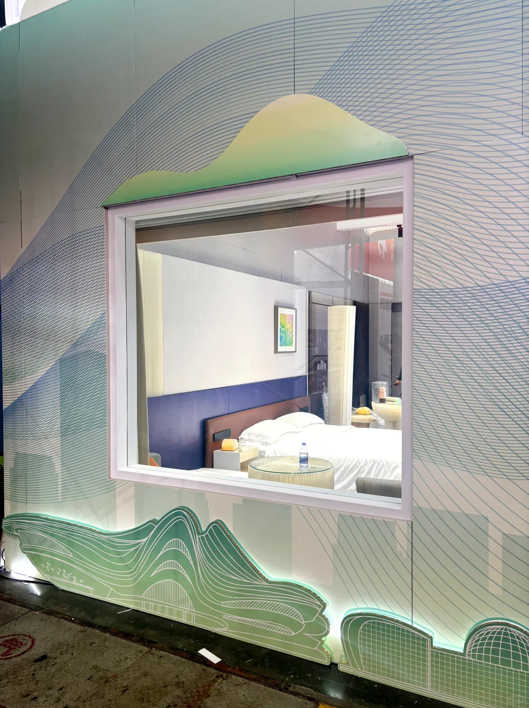 用纸还原酒店样板间?，还有一颗三米的树?