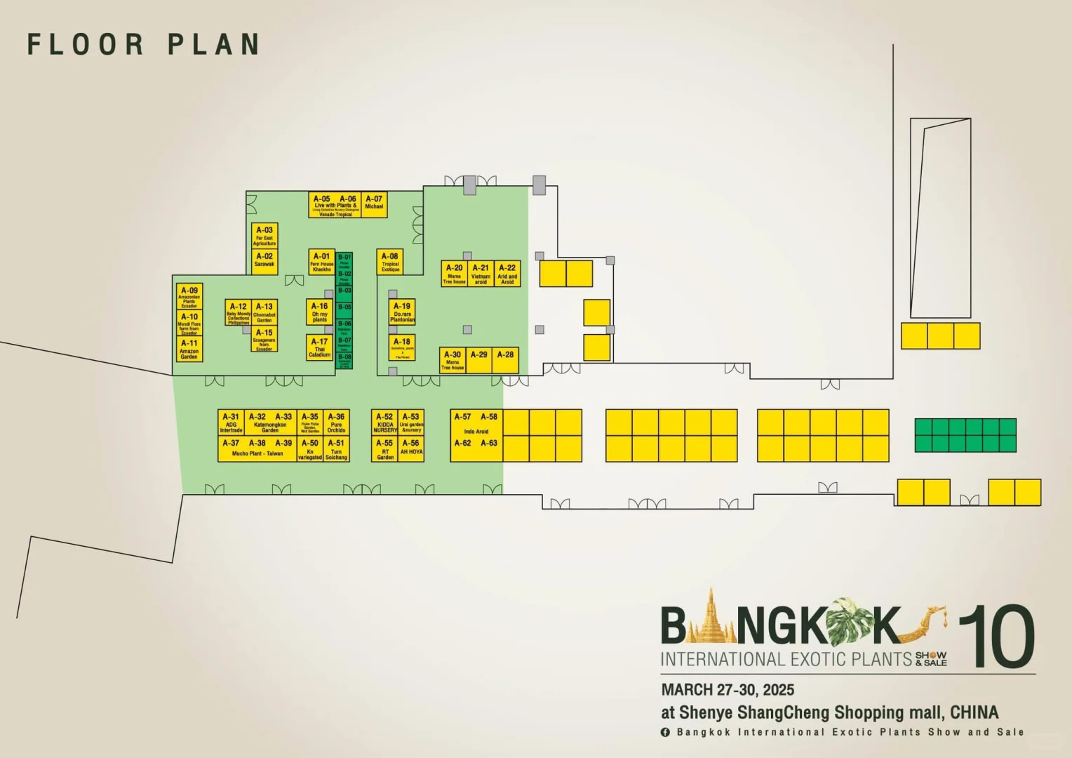 资源资讯｜2025泰国奇异植物展，巡回站点公布