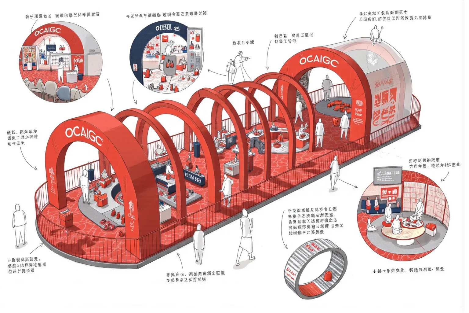 多图 | 隧道风快闪店设计，公共空间美学
