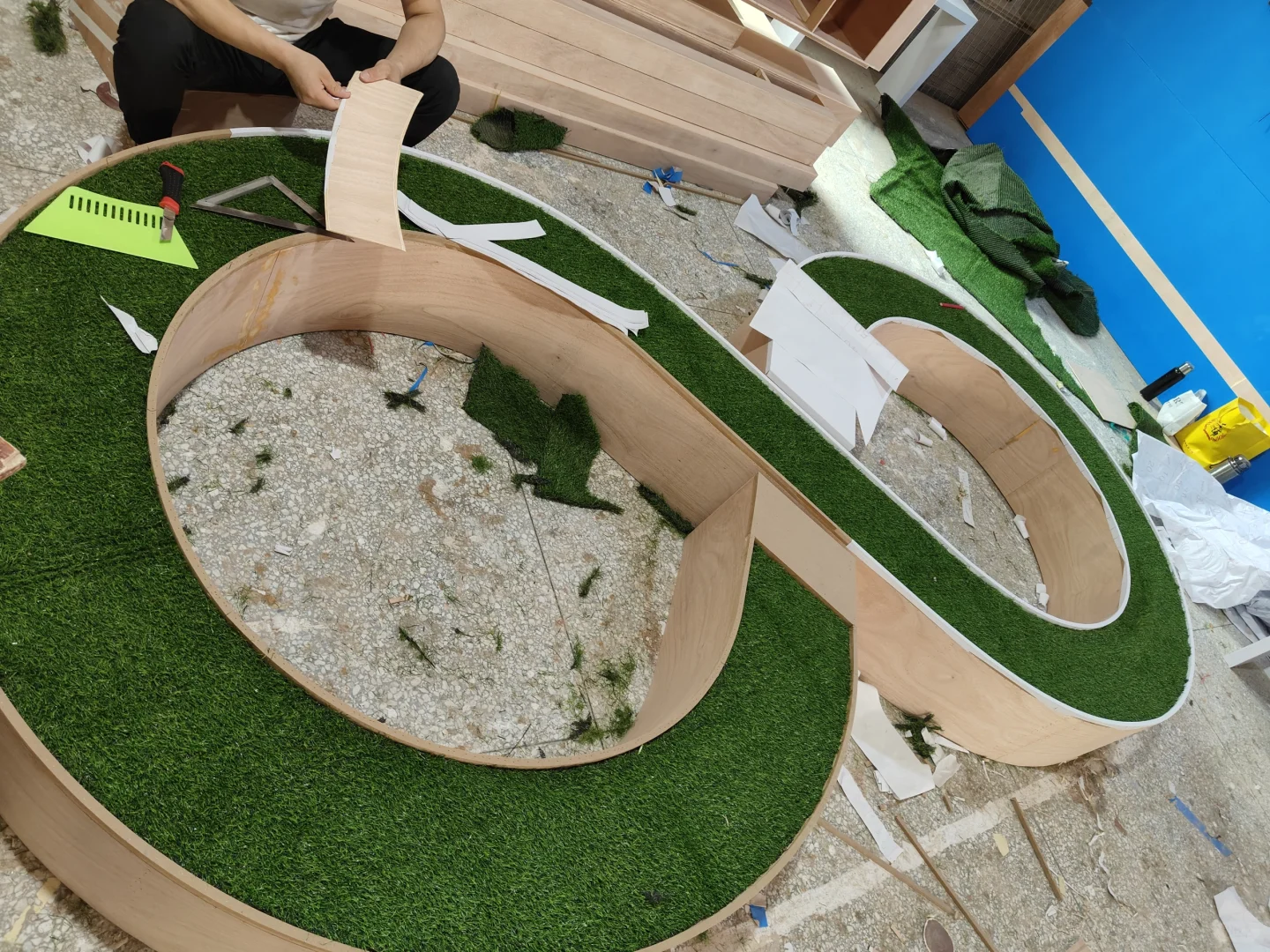 truss架，木构，灯箱，LED在展会中的融合