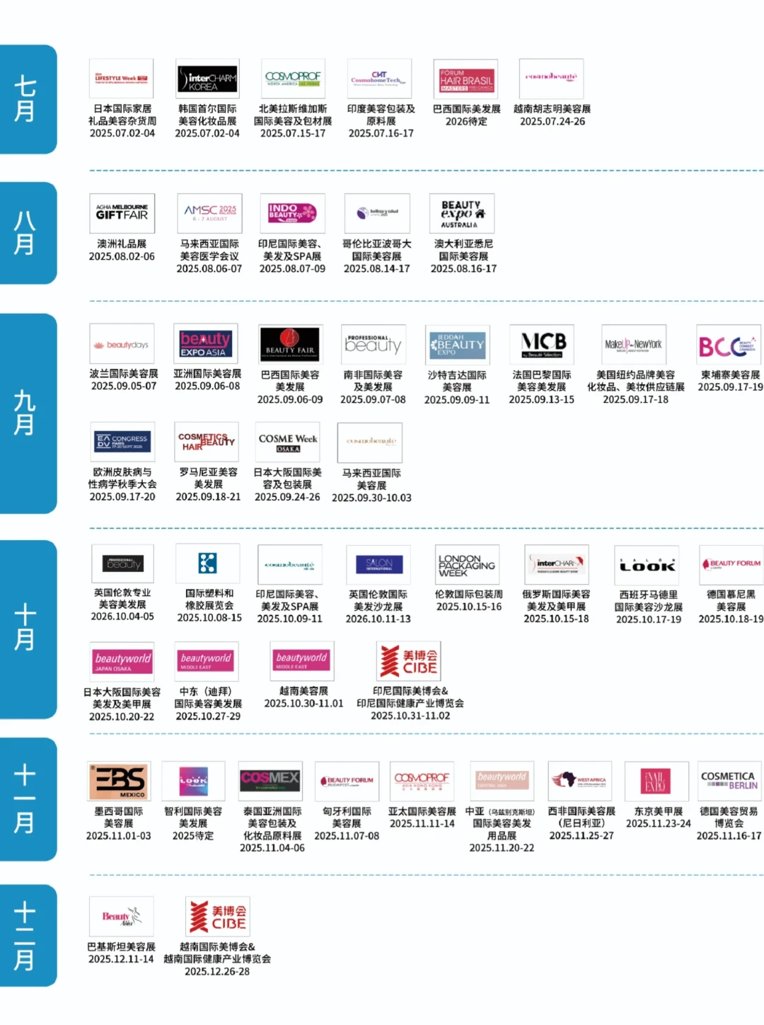 海外展会大揭秘！新清单震撼登场❣️
