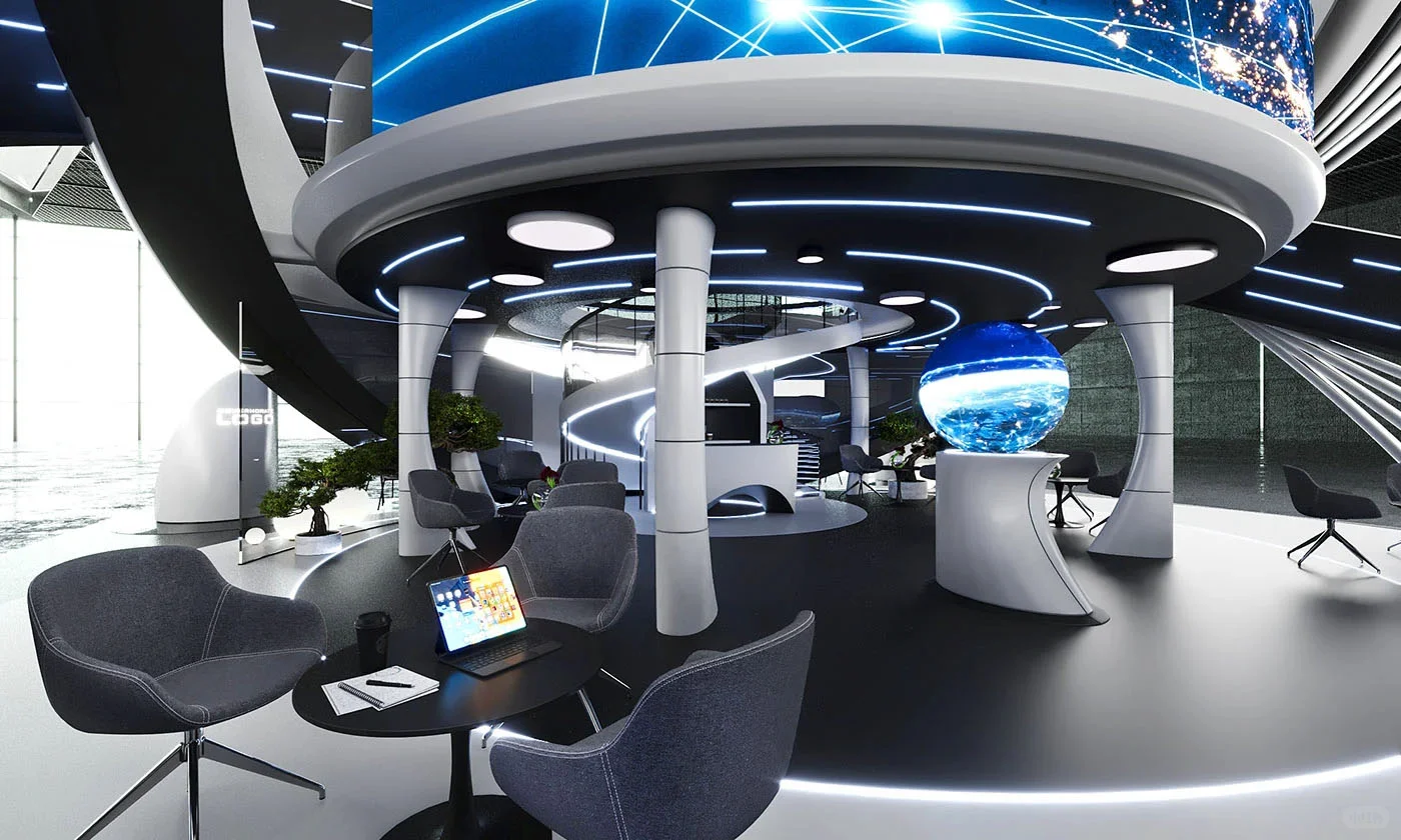 现代科技·数字智博会 | 展厅设计分享