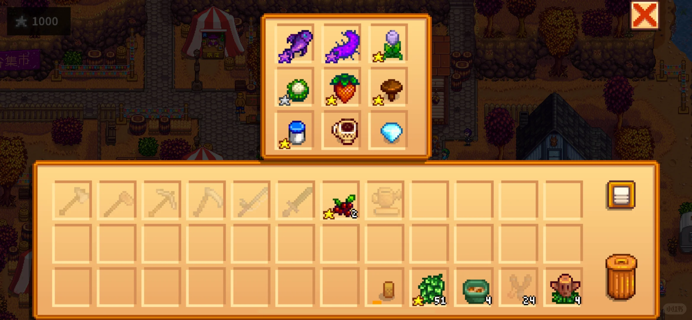 第二年秋16日，秋季展览会，星之果实