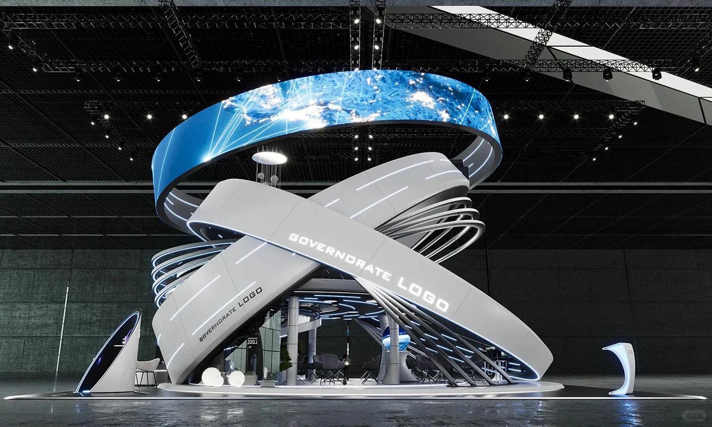 现代科技·数字智博会 | 展厅设计分享