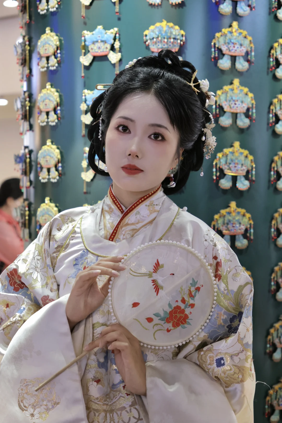 消博会昌平展台的小姐姐好漂亮呀！❤️